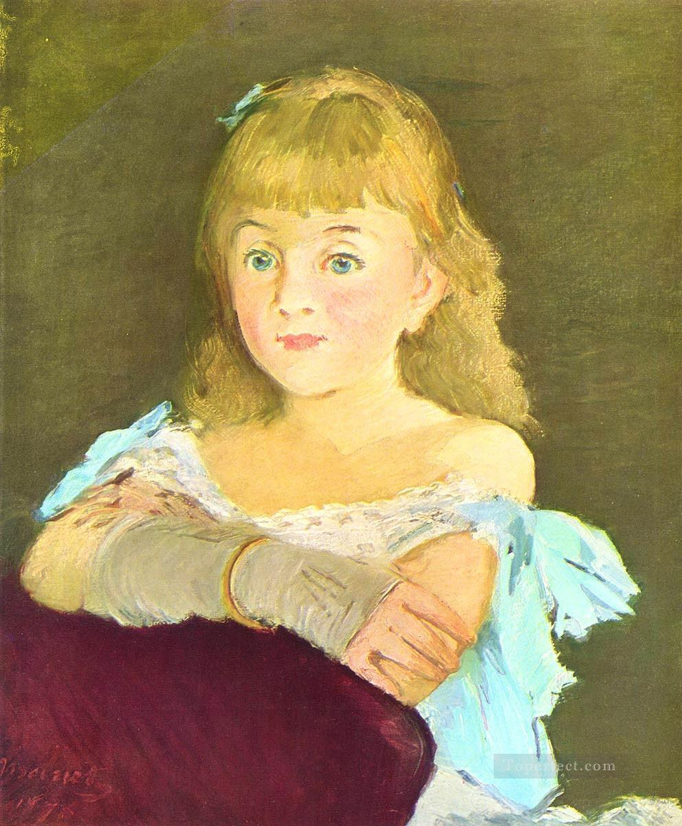 リナ・カンピアーヌ・エドゥアール・マネの肖像油絵